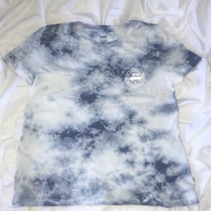 Blue Tie Dye Vans Shirt (never worn)